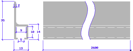 Aluminium H Track Truck Mudguard Spray Suppressant Hair