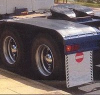 Rubber Truck Mudguards and Brackets - By Dynaplas Pty Ltd