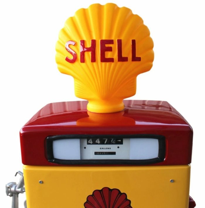 Shell Gas Pump Topper